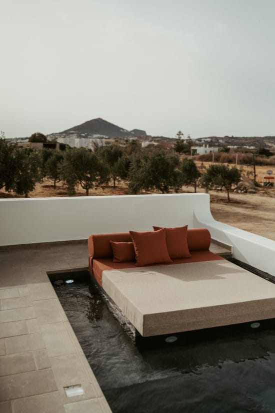 a couch on a rooftop