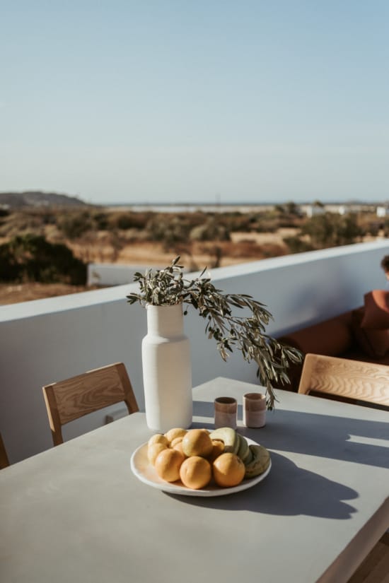 a plate of food on a table