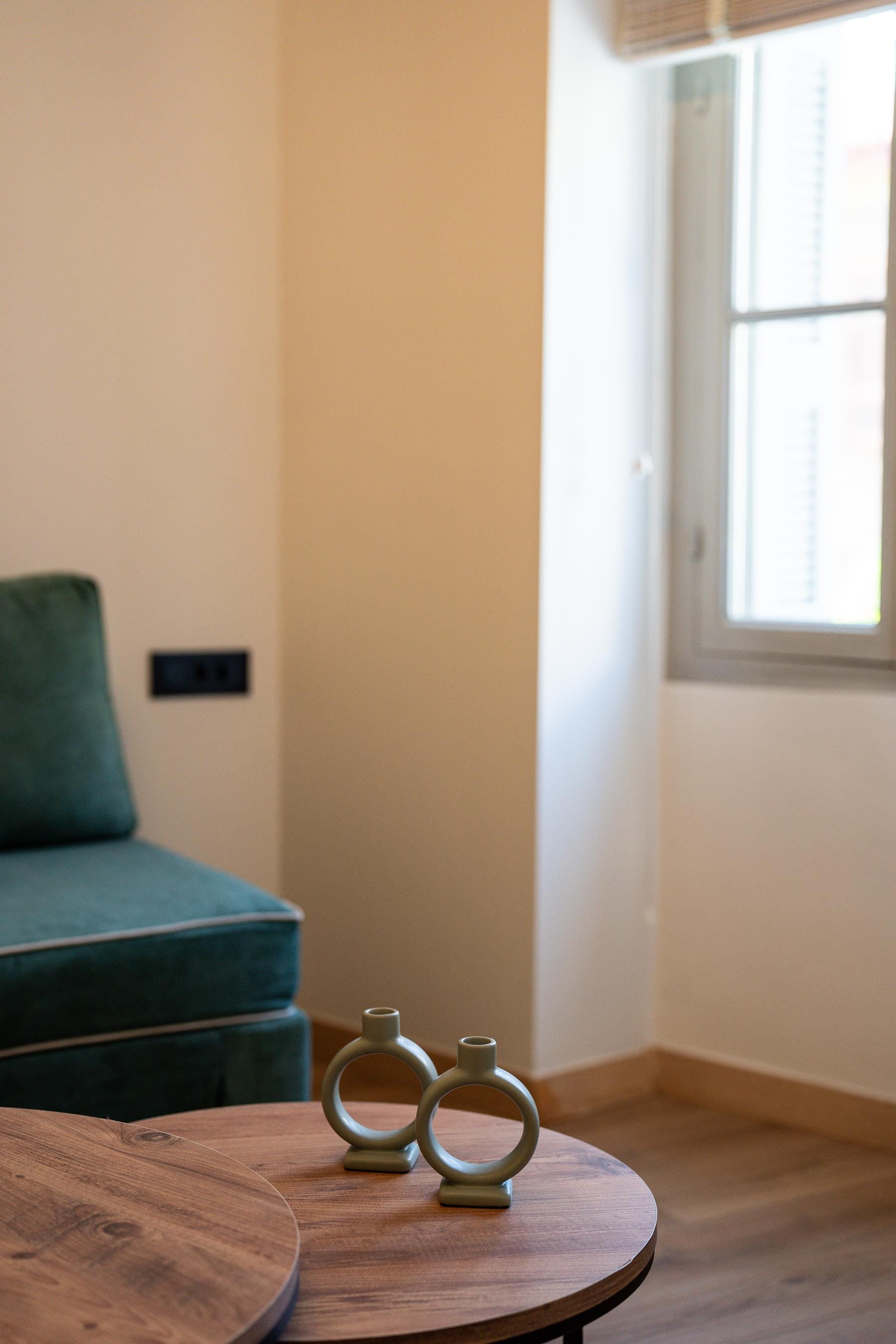 a table with a glass and a glass on it