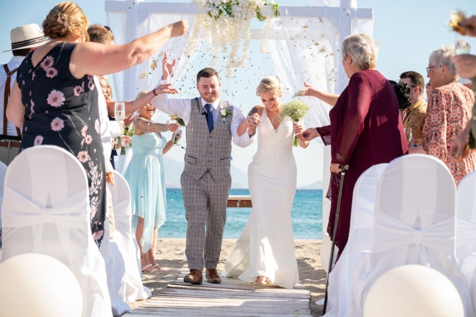 a man and woman dancing