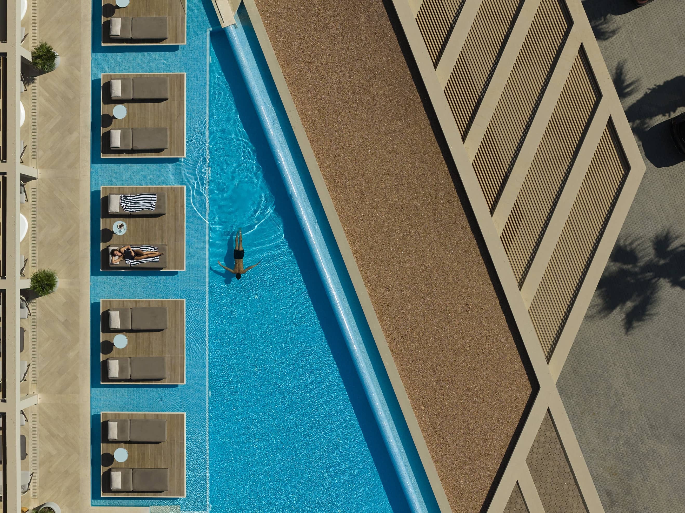 a building with a blue sky