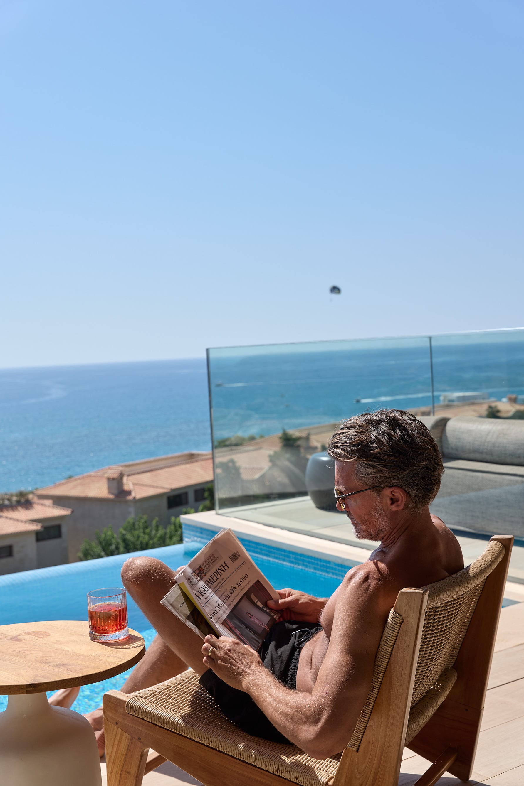 a person reading a book