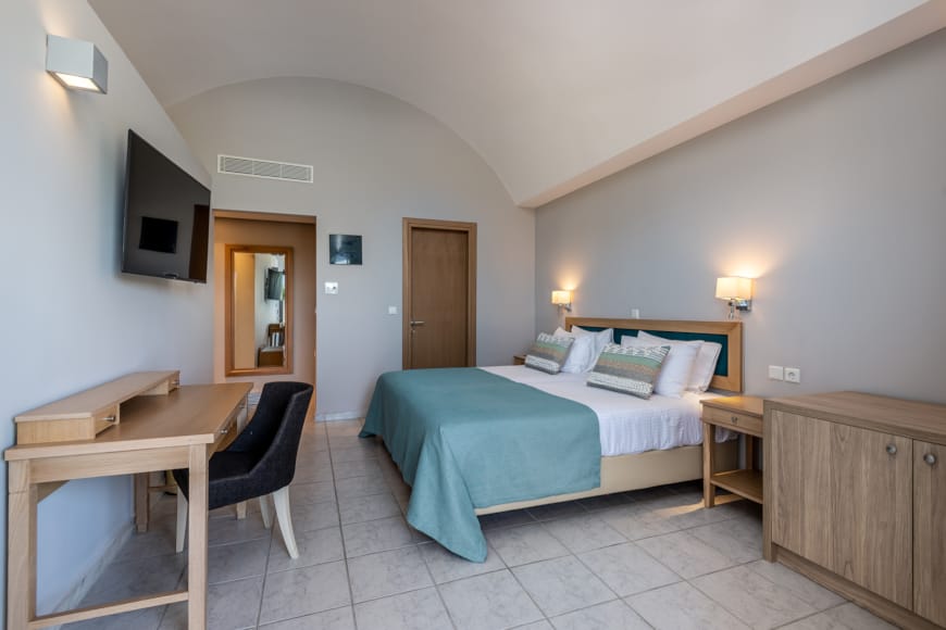 a room with two beds