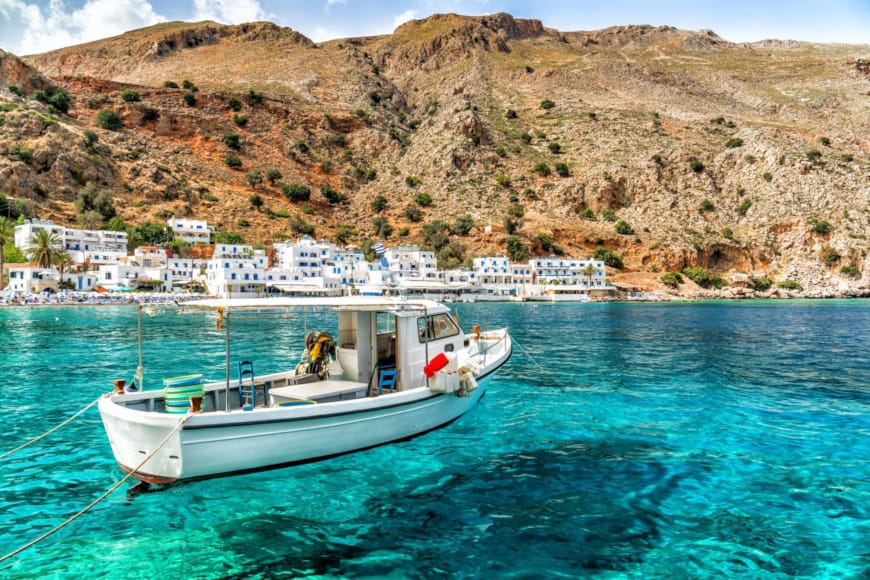 a boat in the water