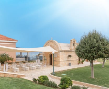 a building with a cross on top