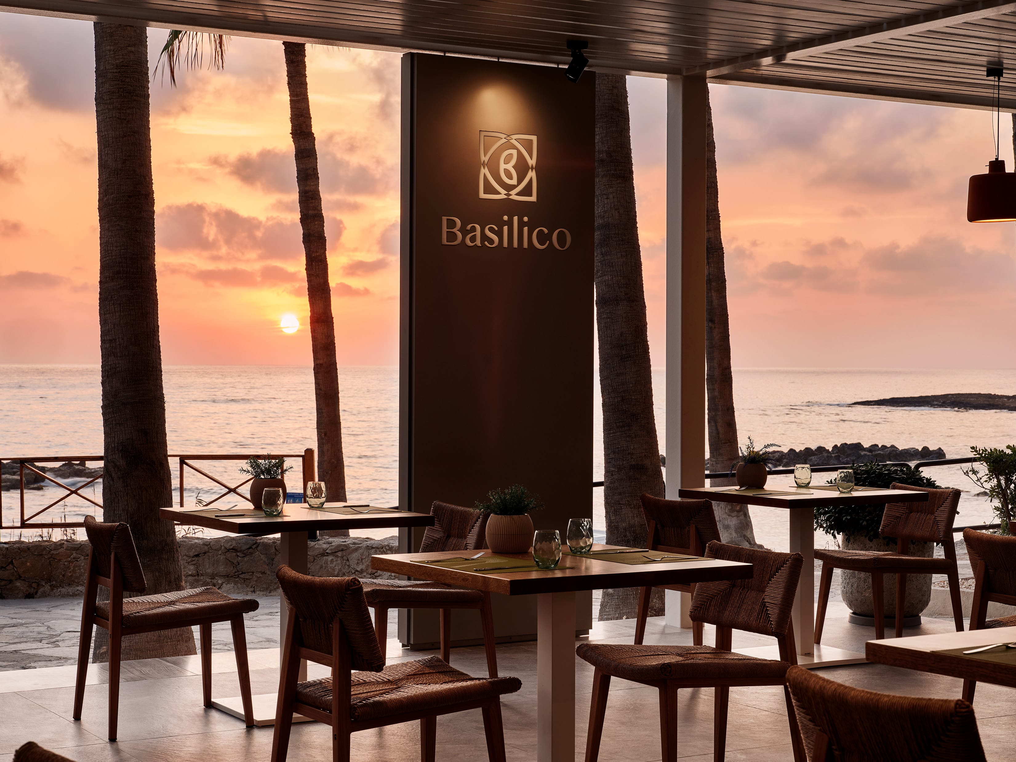 a restaurant with tables and chairs