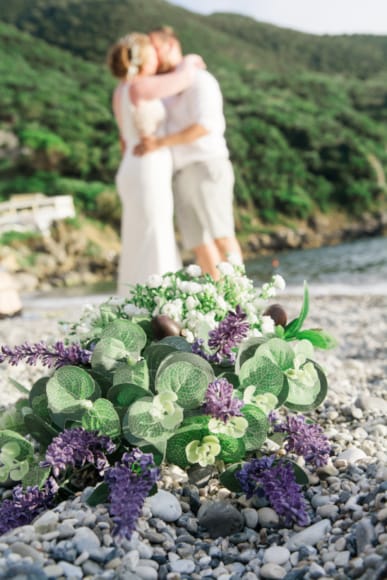 a person hugging a flower