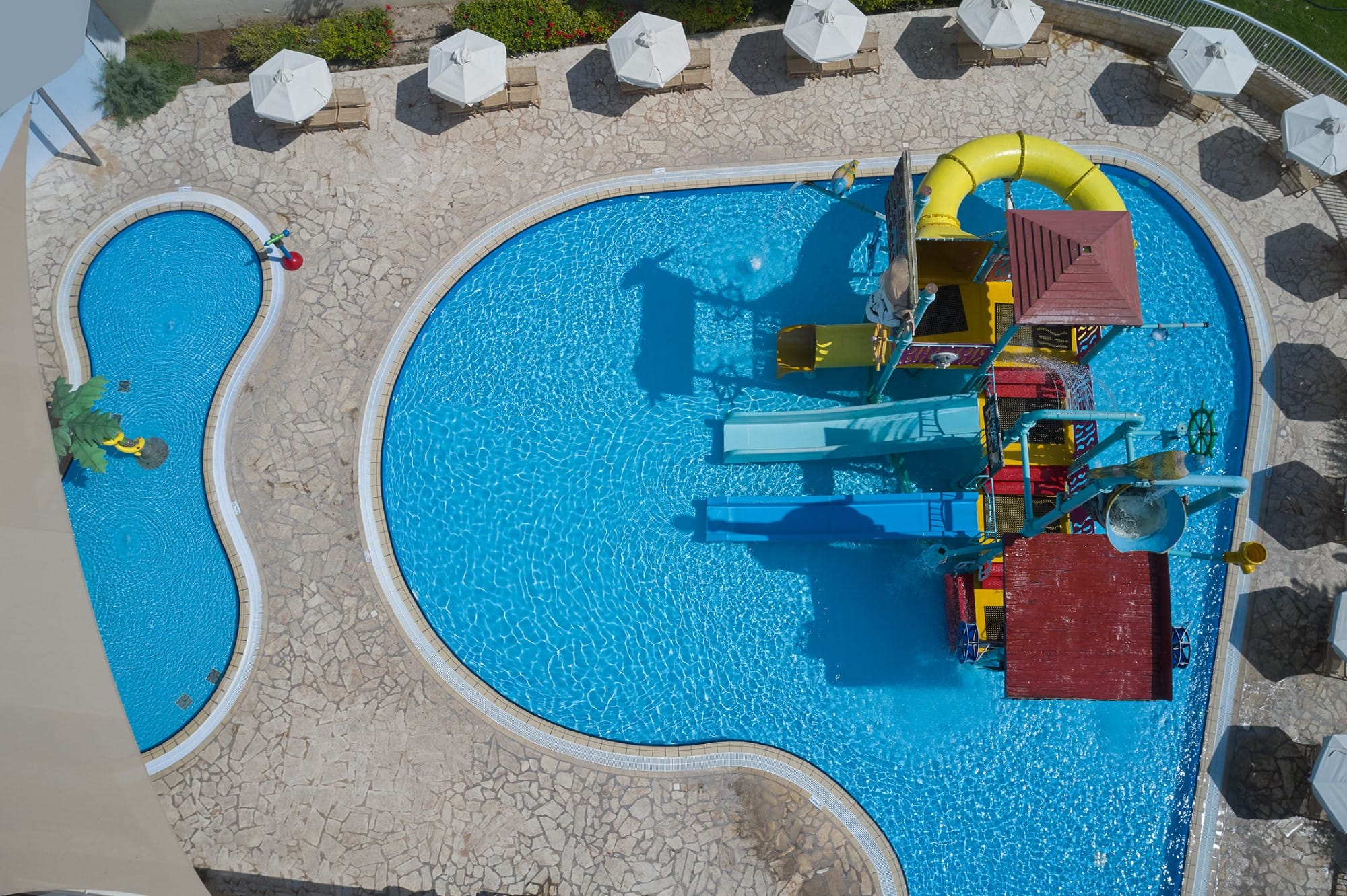 a model of a swimming pool