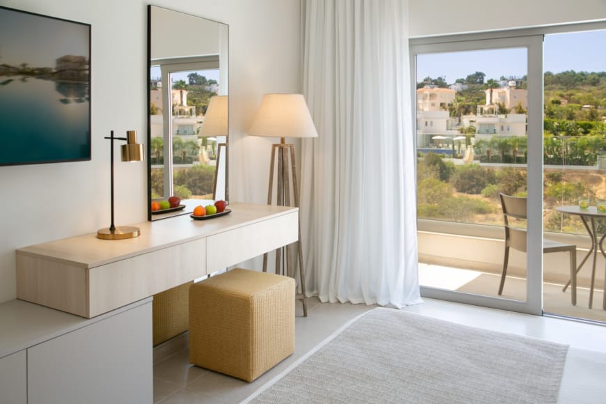 a living room with a white couch