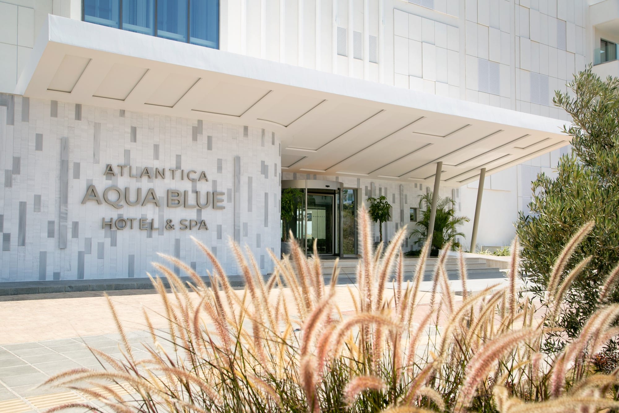 a building with a sign on the front
