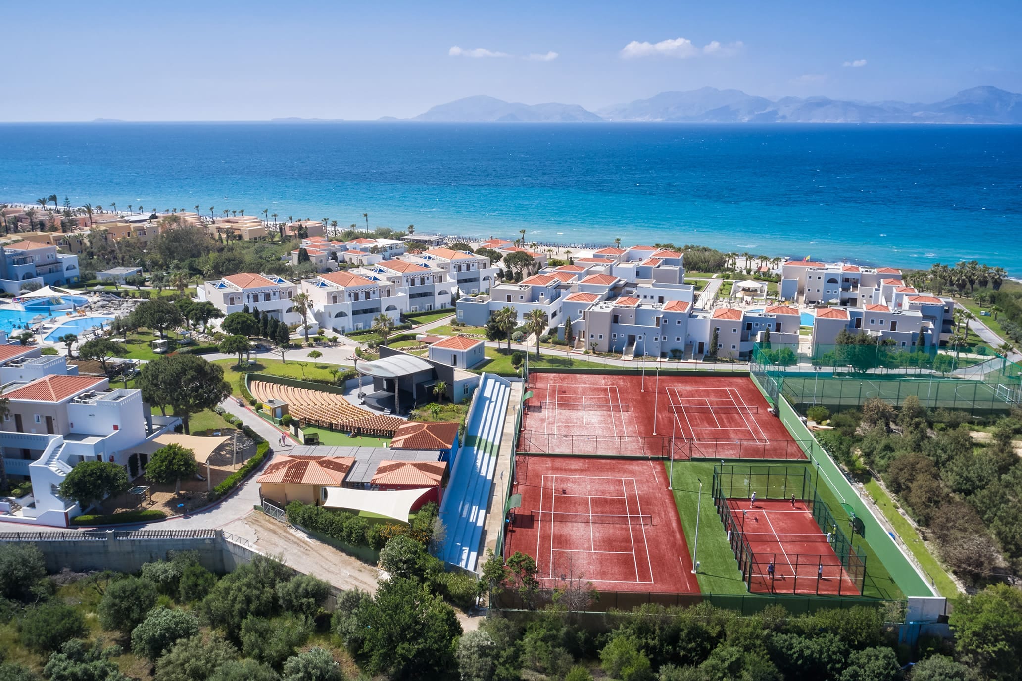 a city next to the water