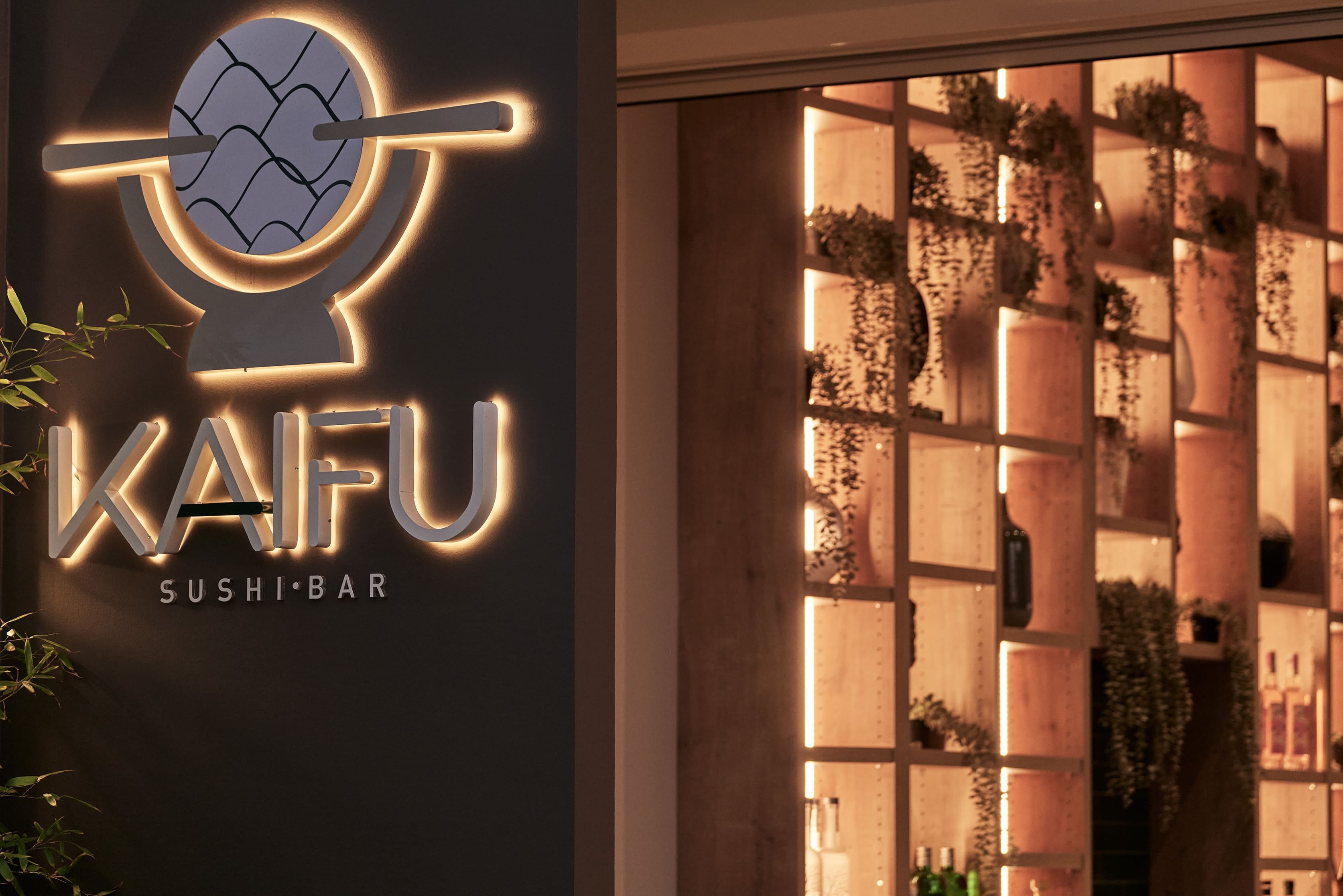 a sign on a building