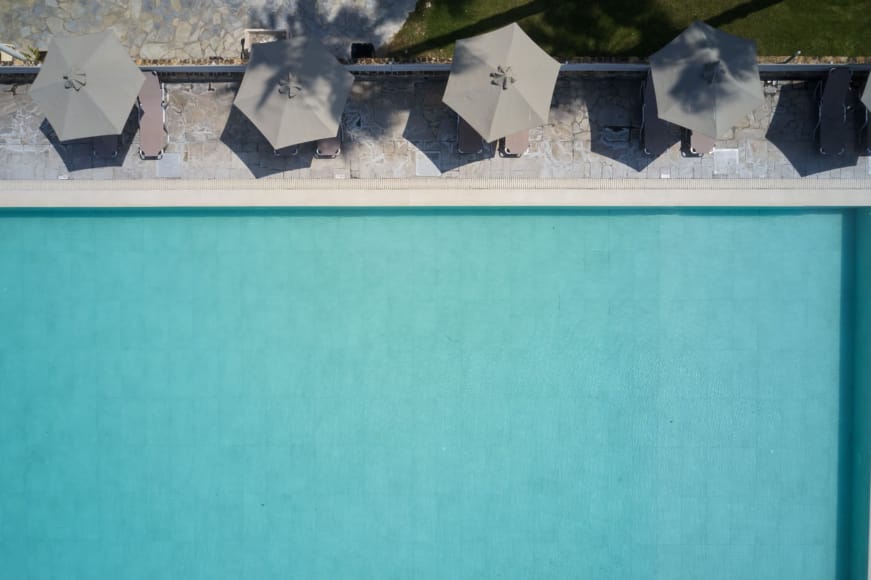 a group of stone blocks