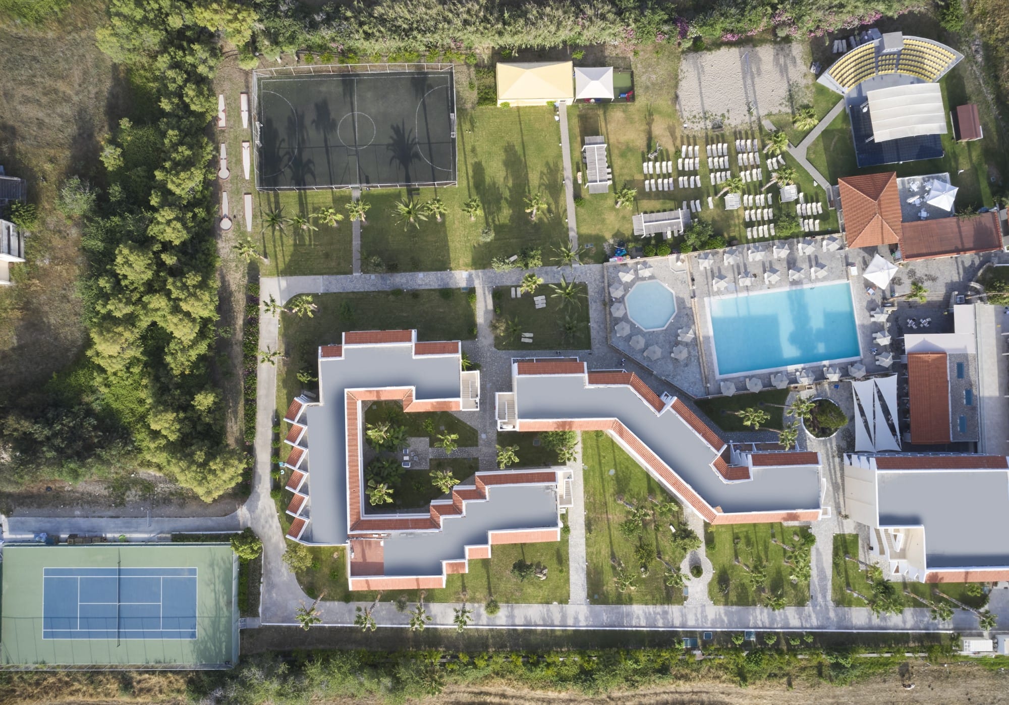 a house with a large yard