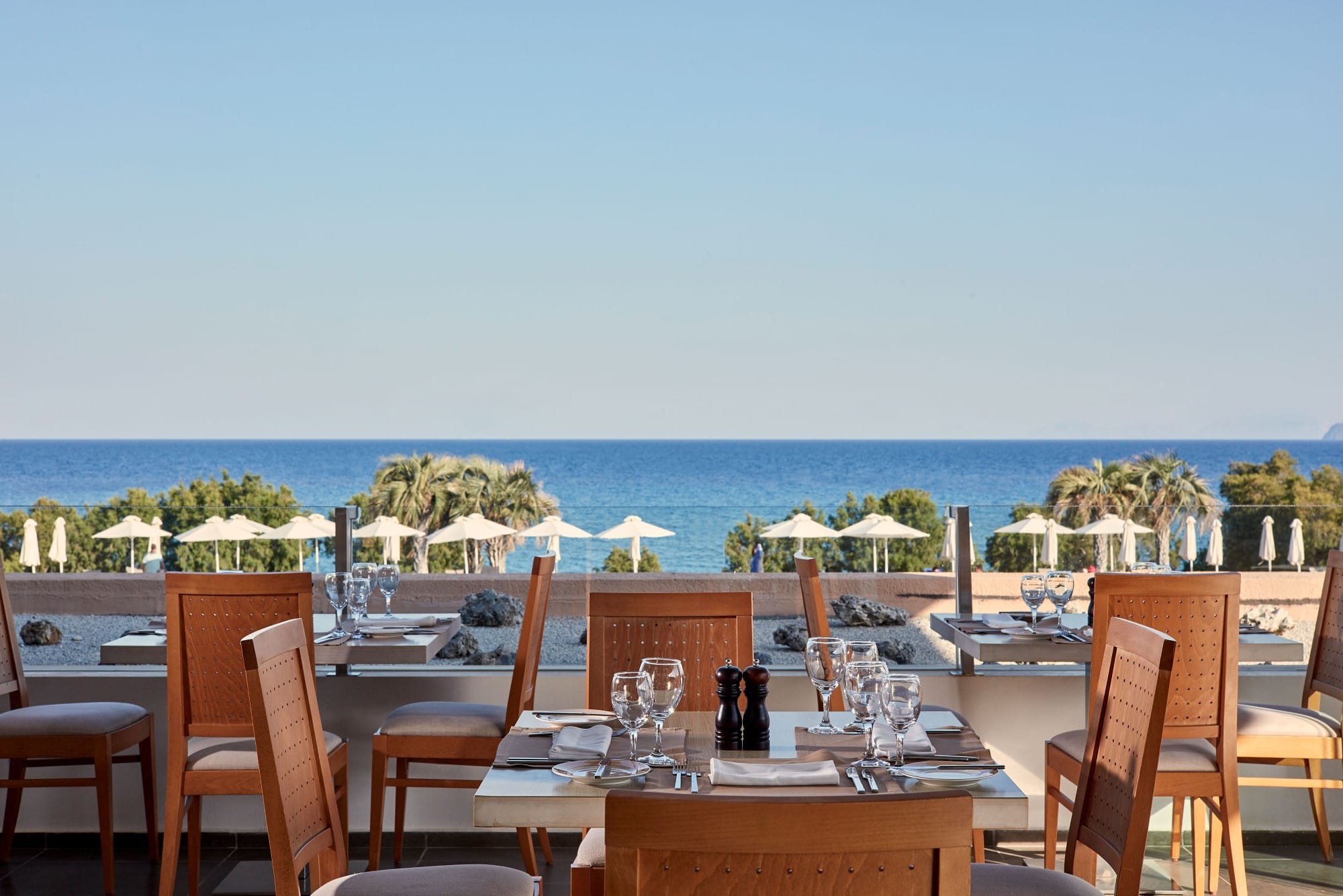 a table set for a meal