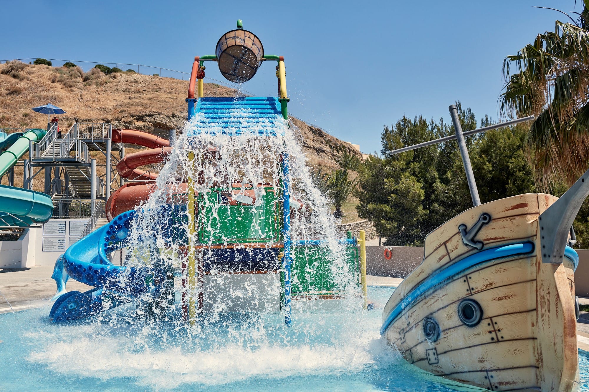 a boat with a large net on it