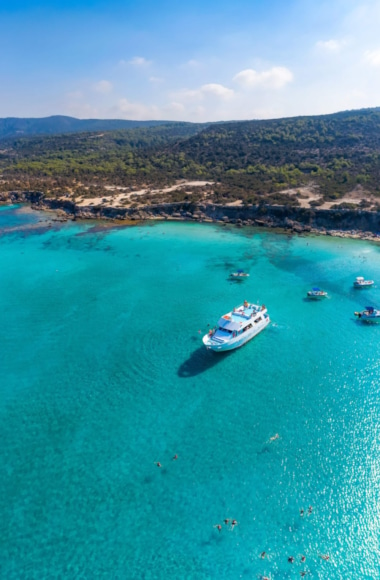 a group of boats on a body of water