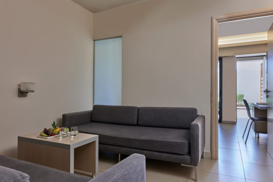 a living room with a couch and a coffee table