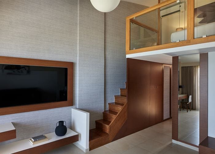a staircase in a house