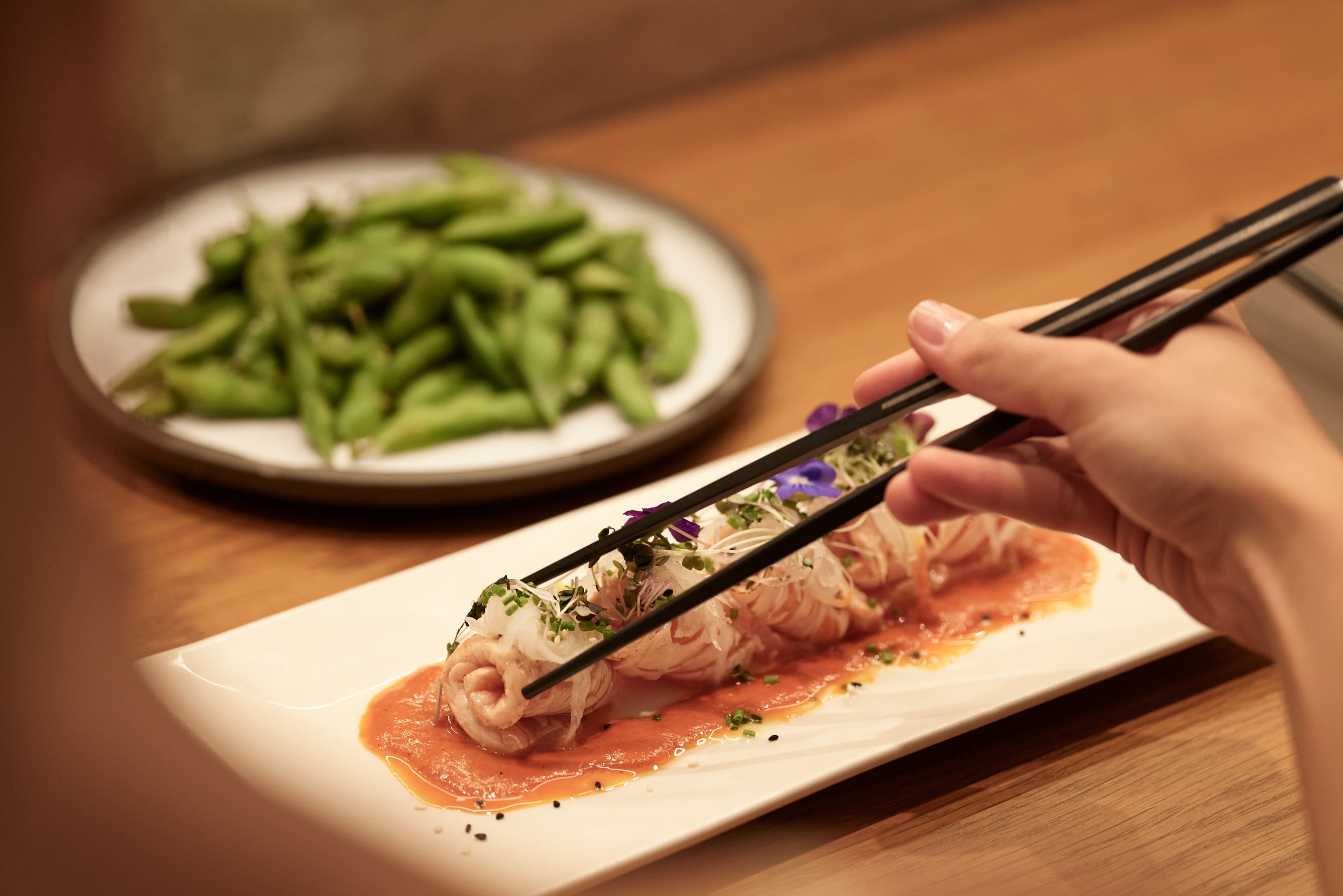 a person eating a sandwich