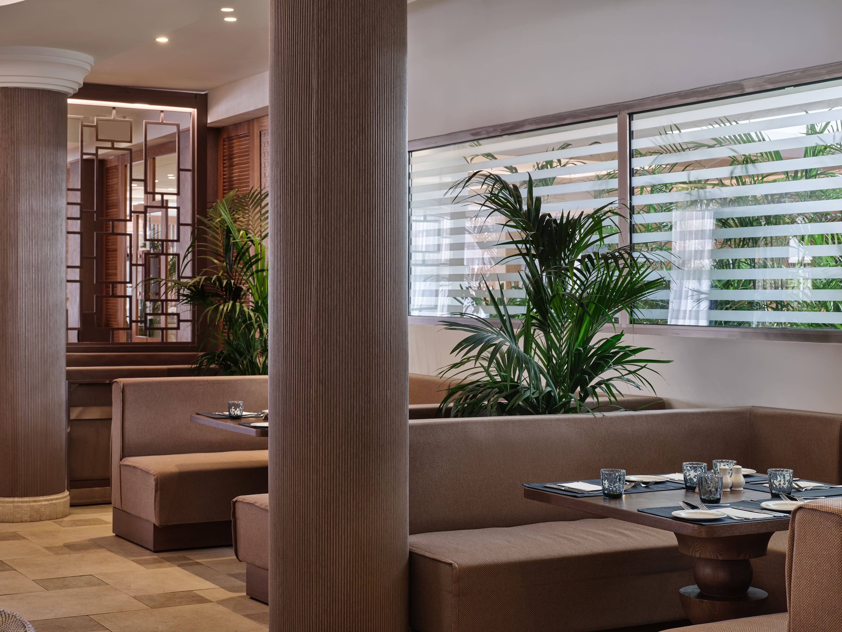 Modern Lounge Seating Area At Atlantica Oasis Hotel In Limassol