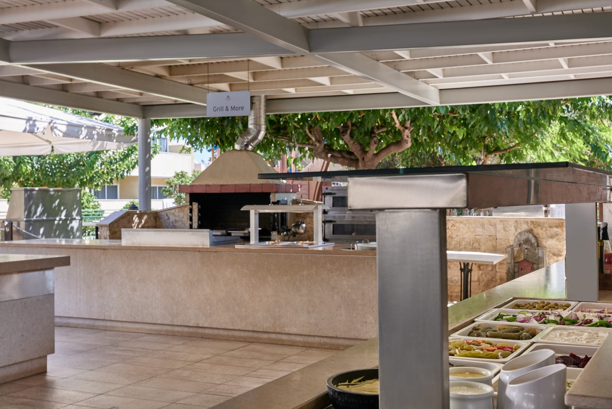 a large room with plants growing in it