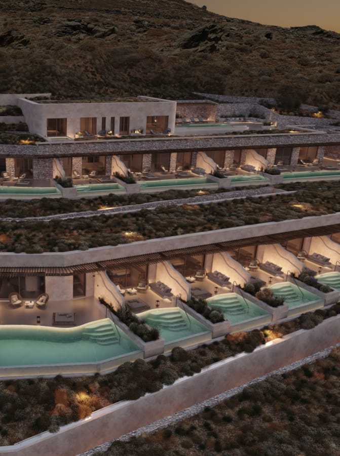 a high angle view of a building