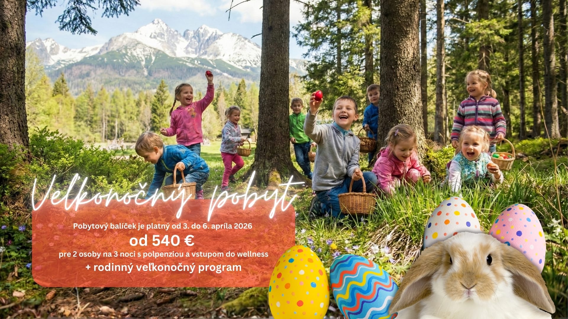 a group of children playing in the woods