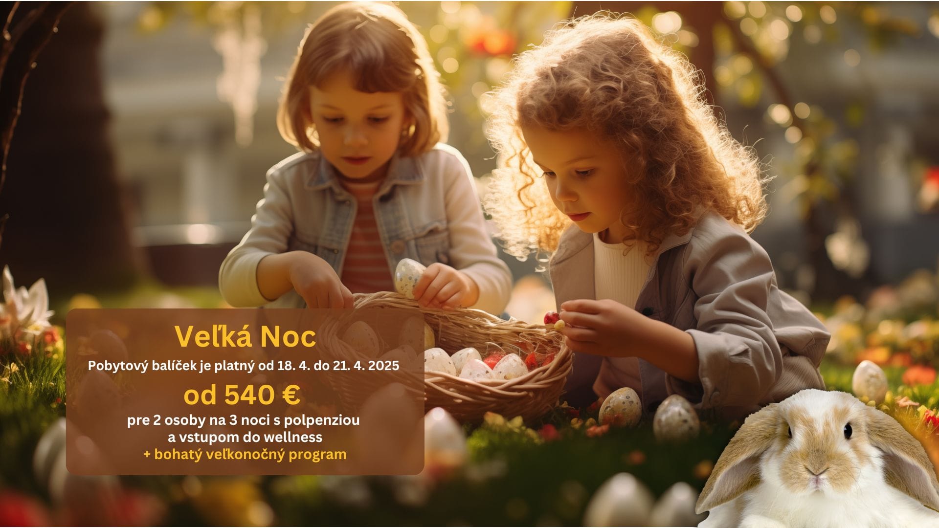 a couple of children playing with a basket of eggs