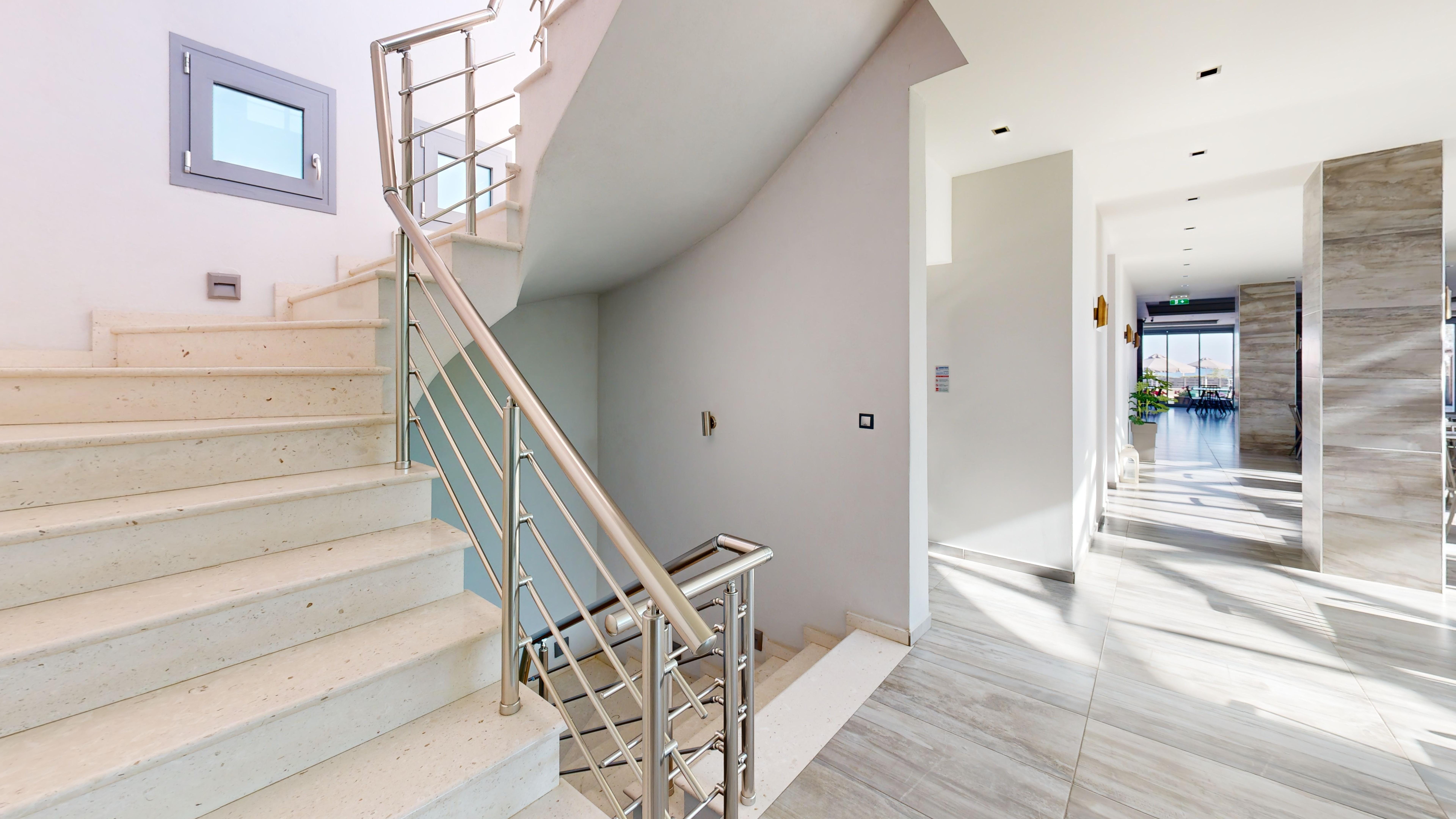 a staircase in a house