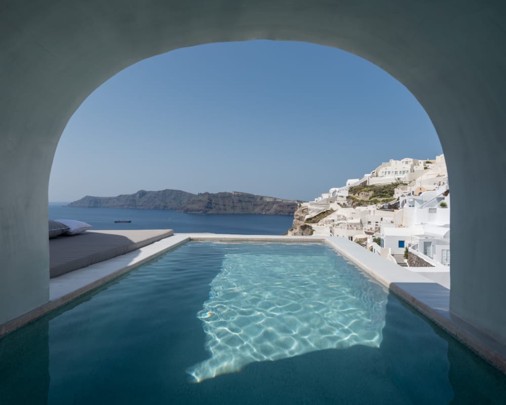 a pool of water