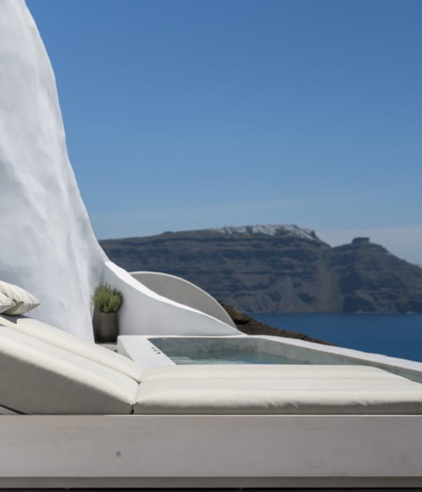 a view of the ocean from a balcony