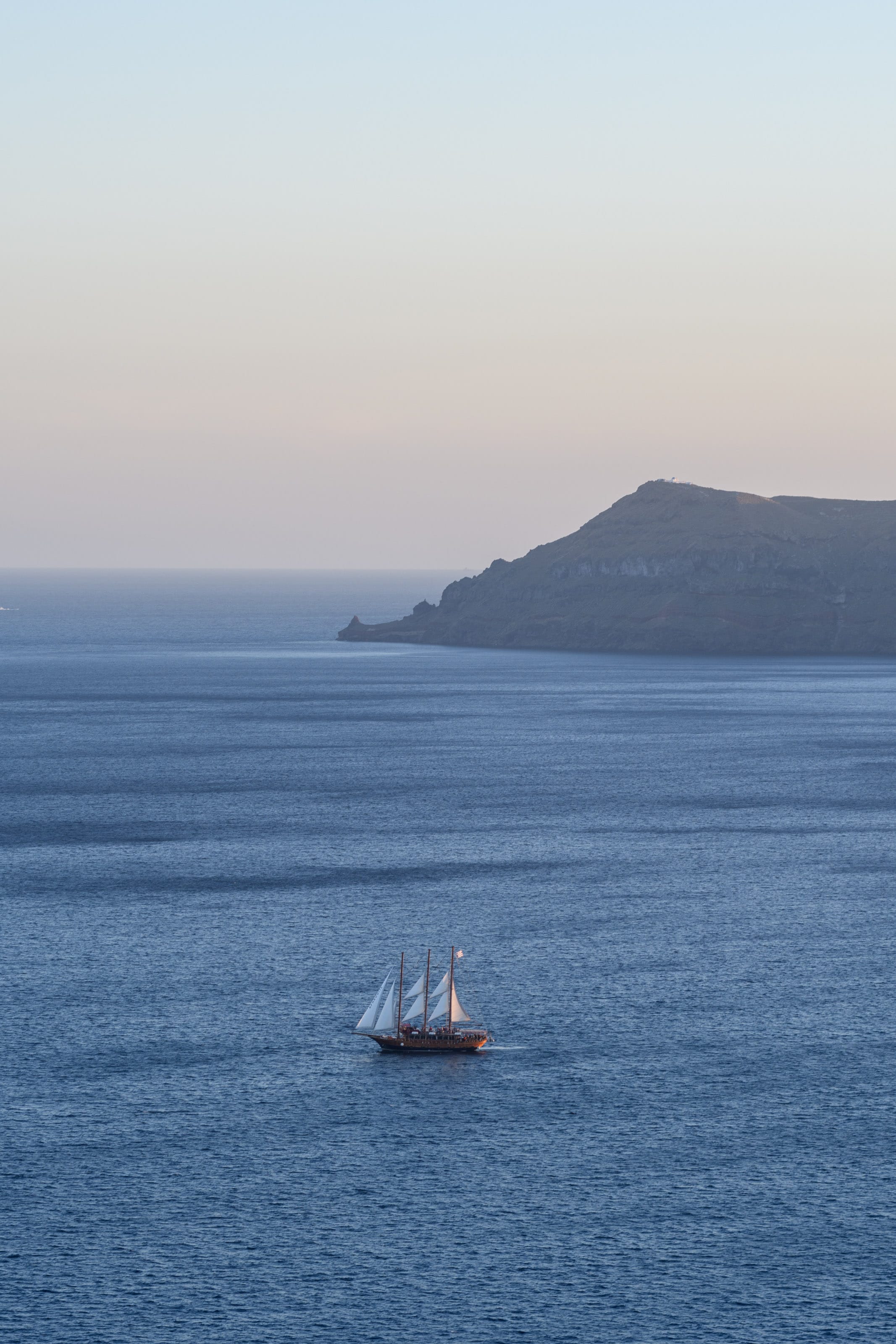 a boat sailing in the sea