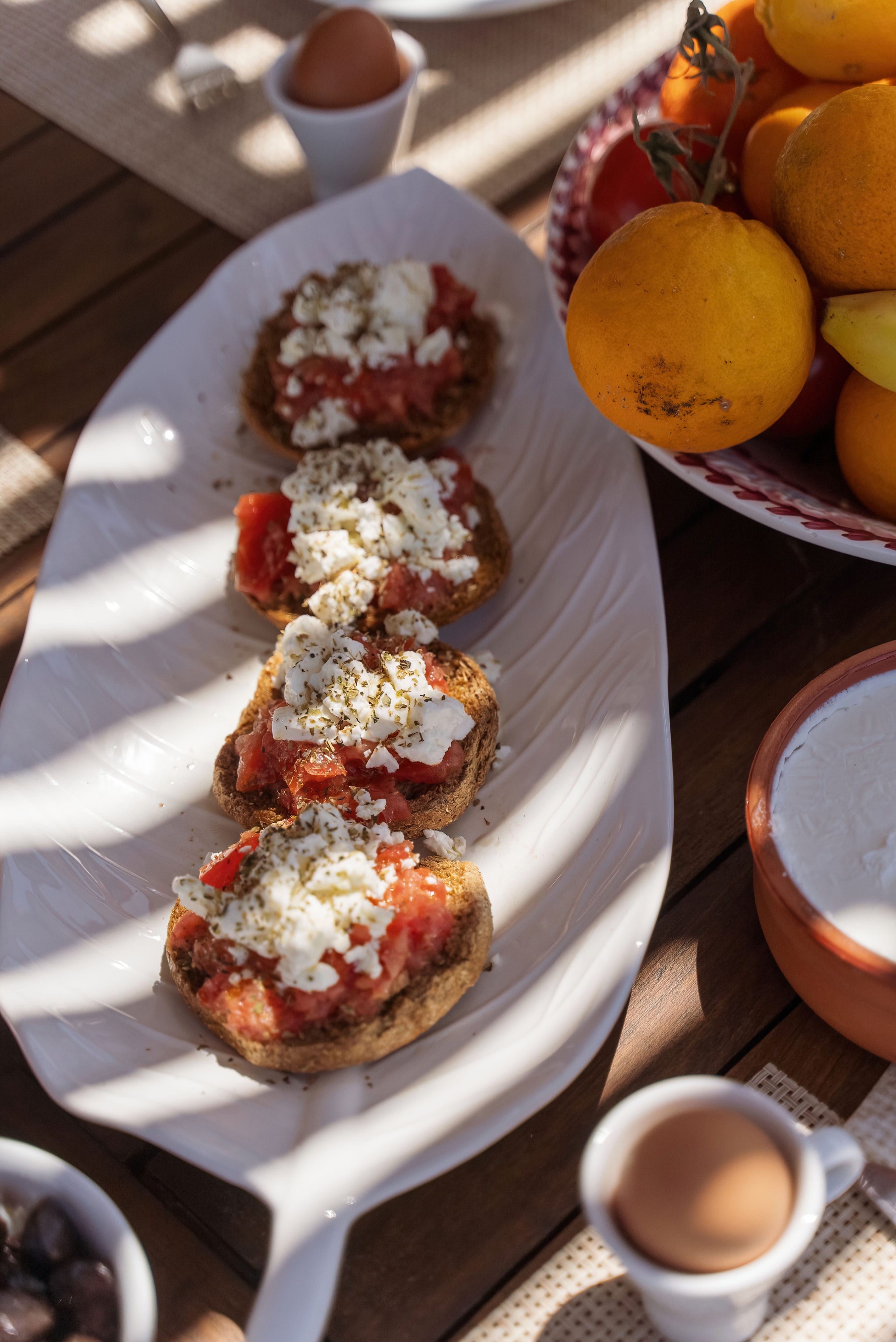 a table full of desserts