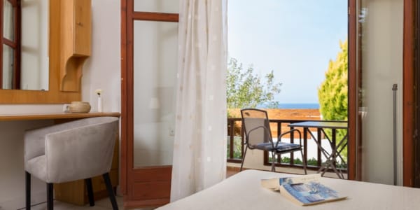 a table and chairs in a room