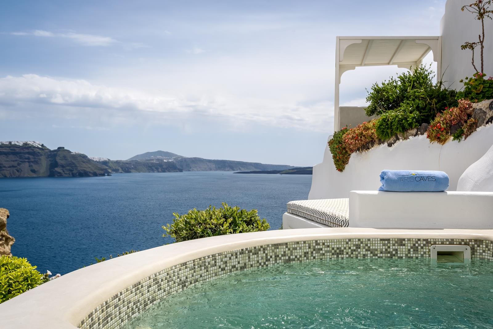 a pool next to a house