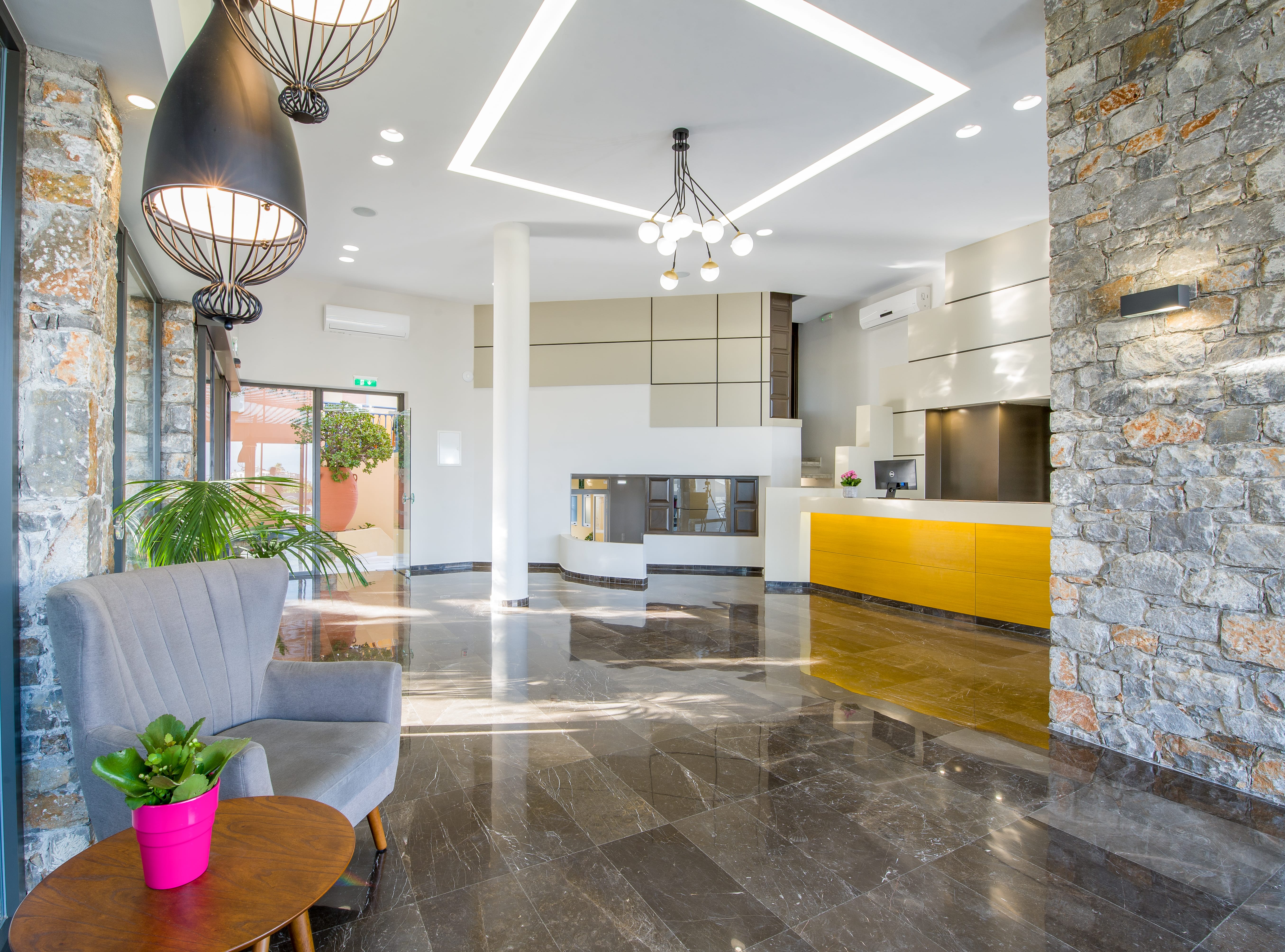 a large modern looking kitchen