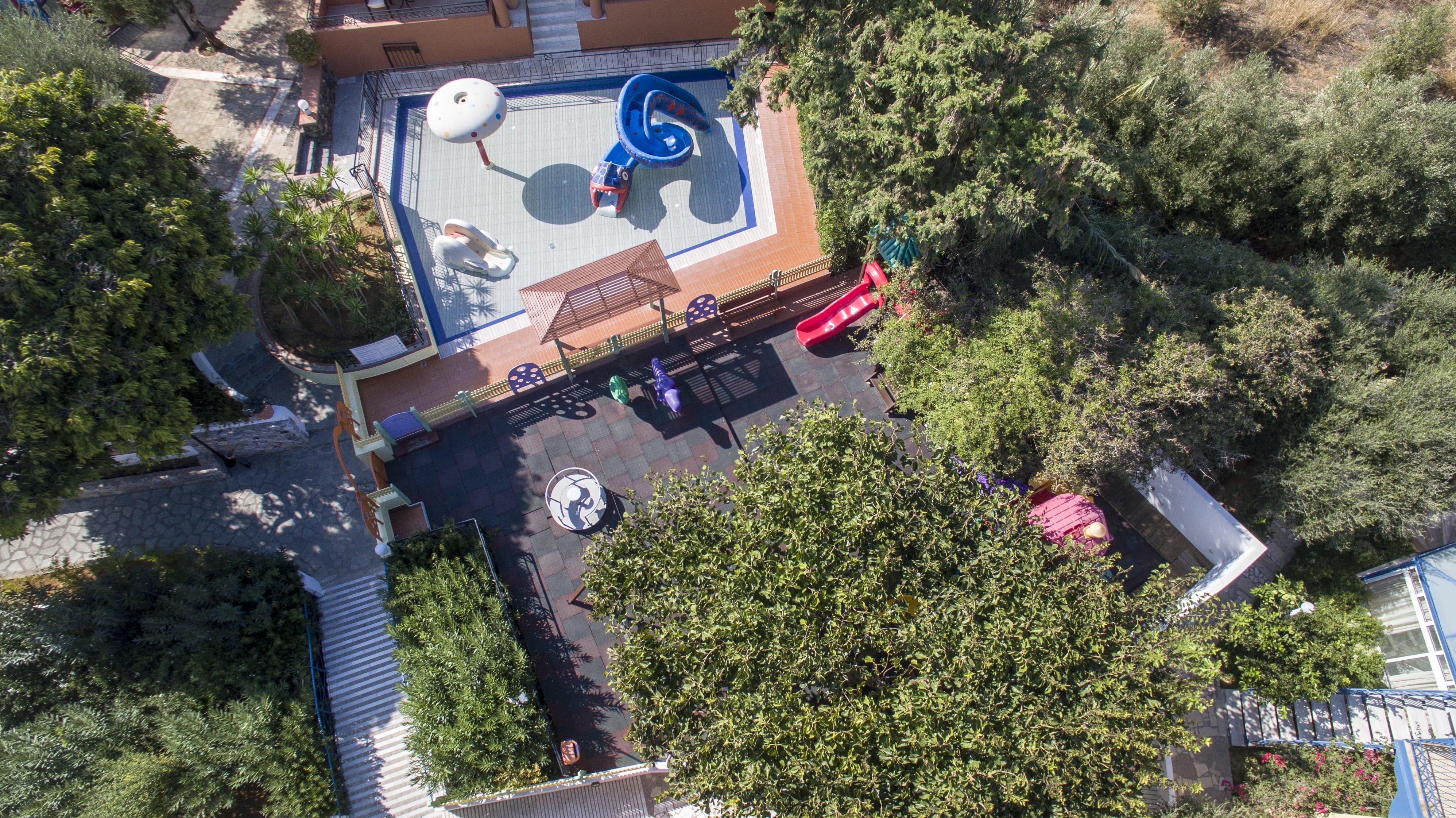 a house with a yard and trees