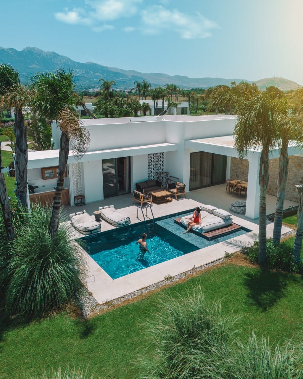 Taf Beach Villas in Kos island with private pool
