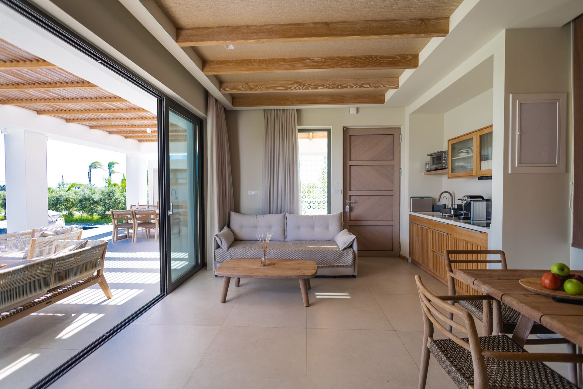 Living room Taf beach Villas Kos island