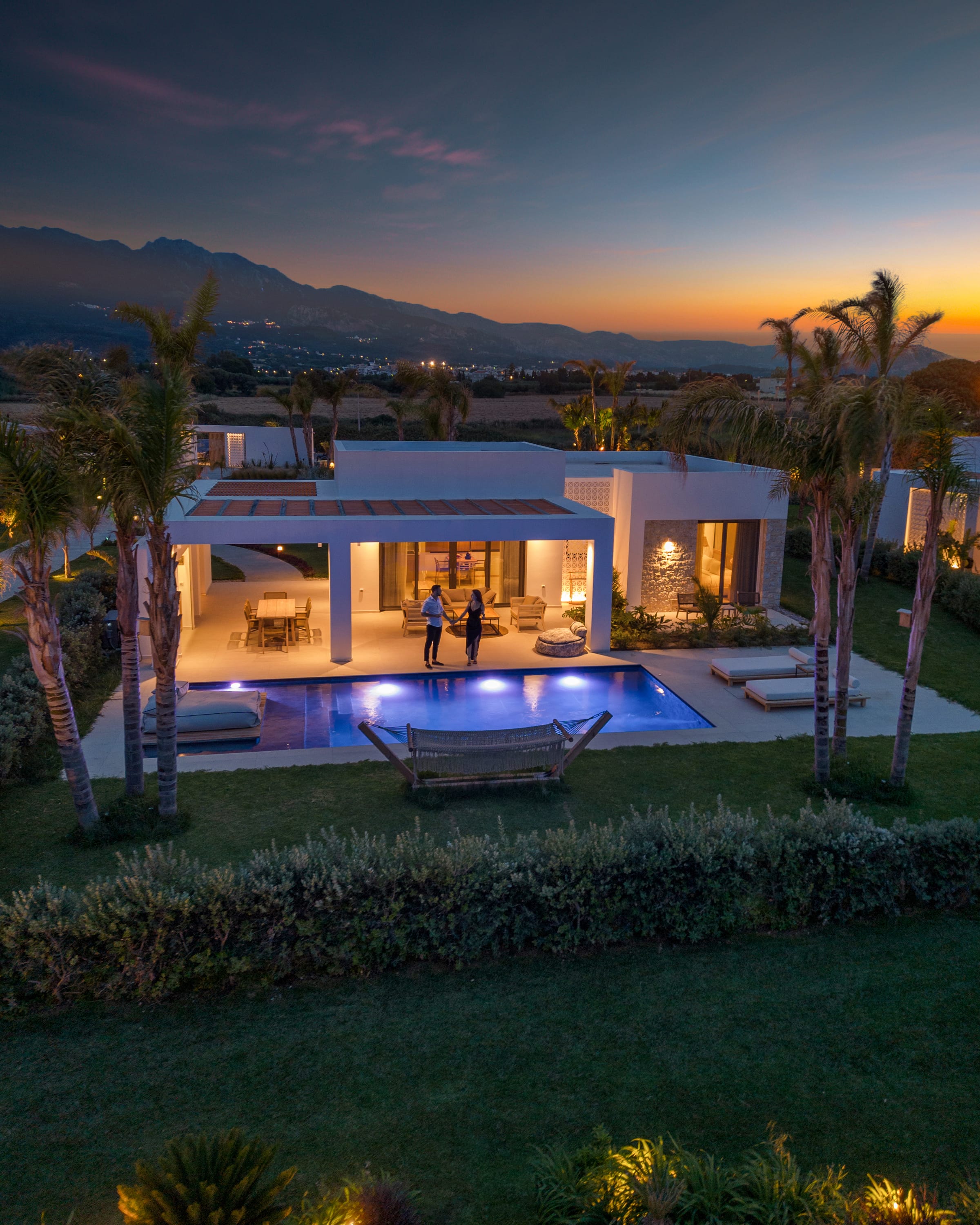 Taf beach Villas with private pool in Kos island