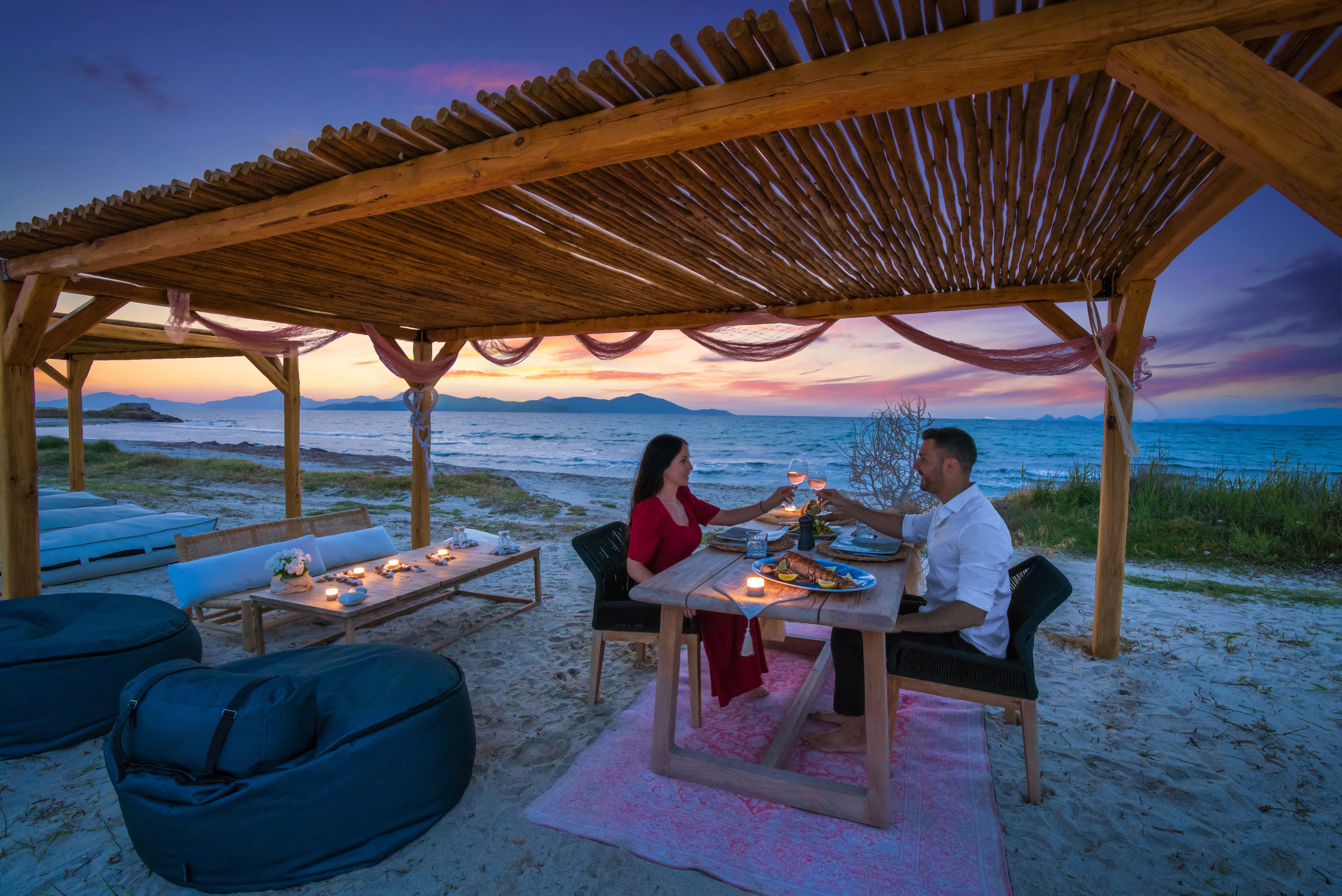 Wedding proposal at Taf Beach Villas in Kos island
