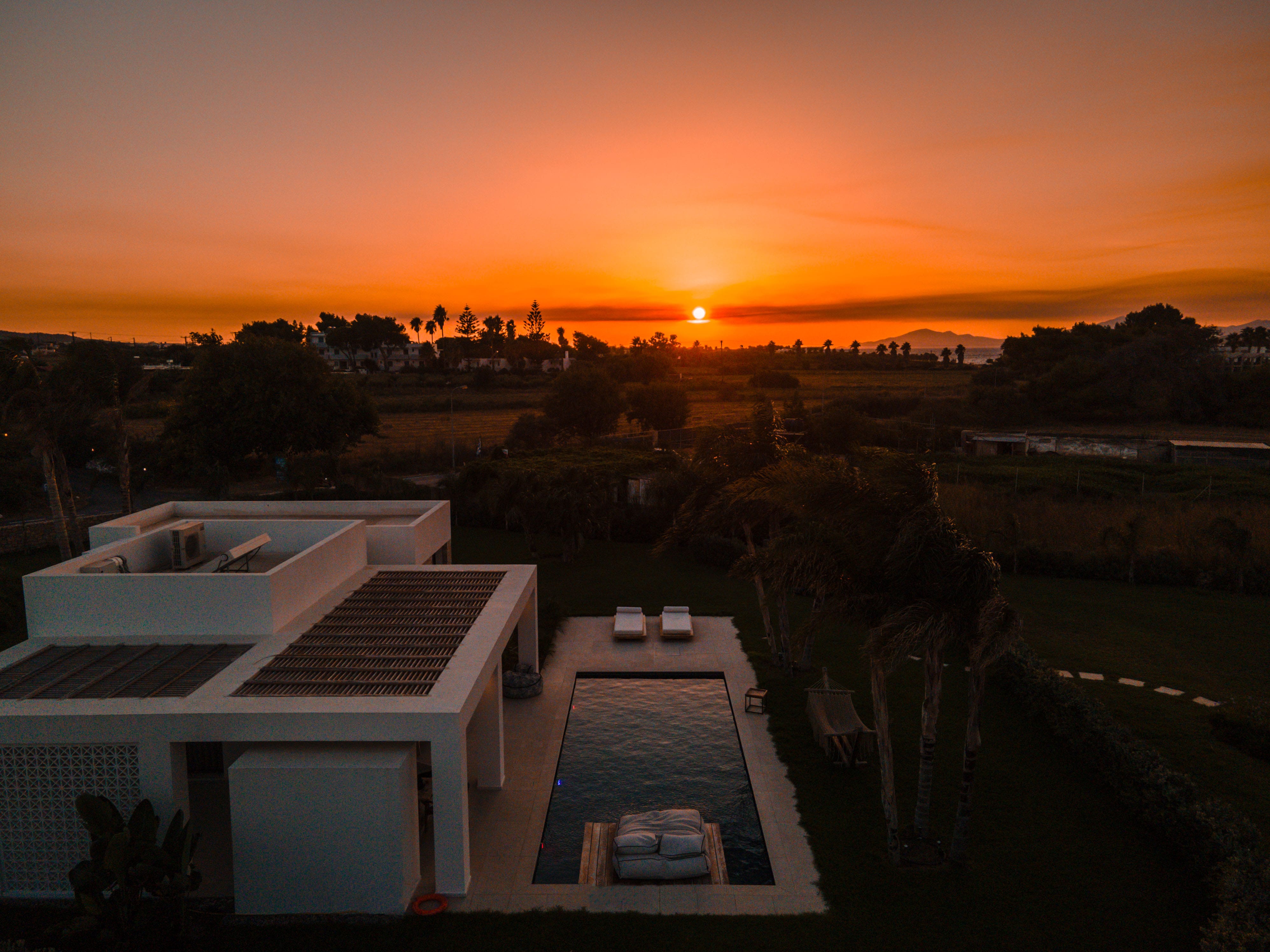 Sunset at Taf Beach Villas Kos island