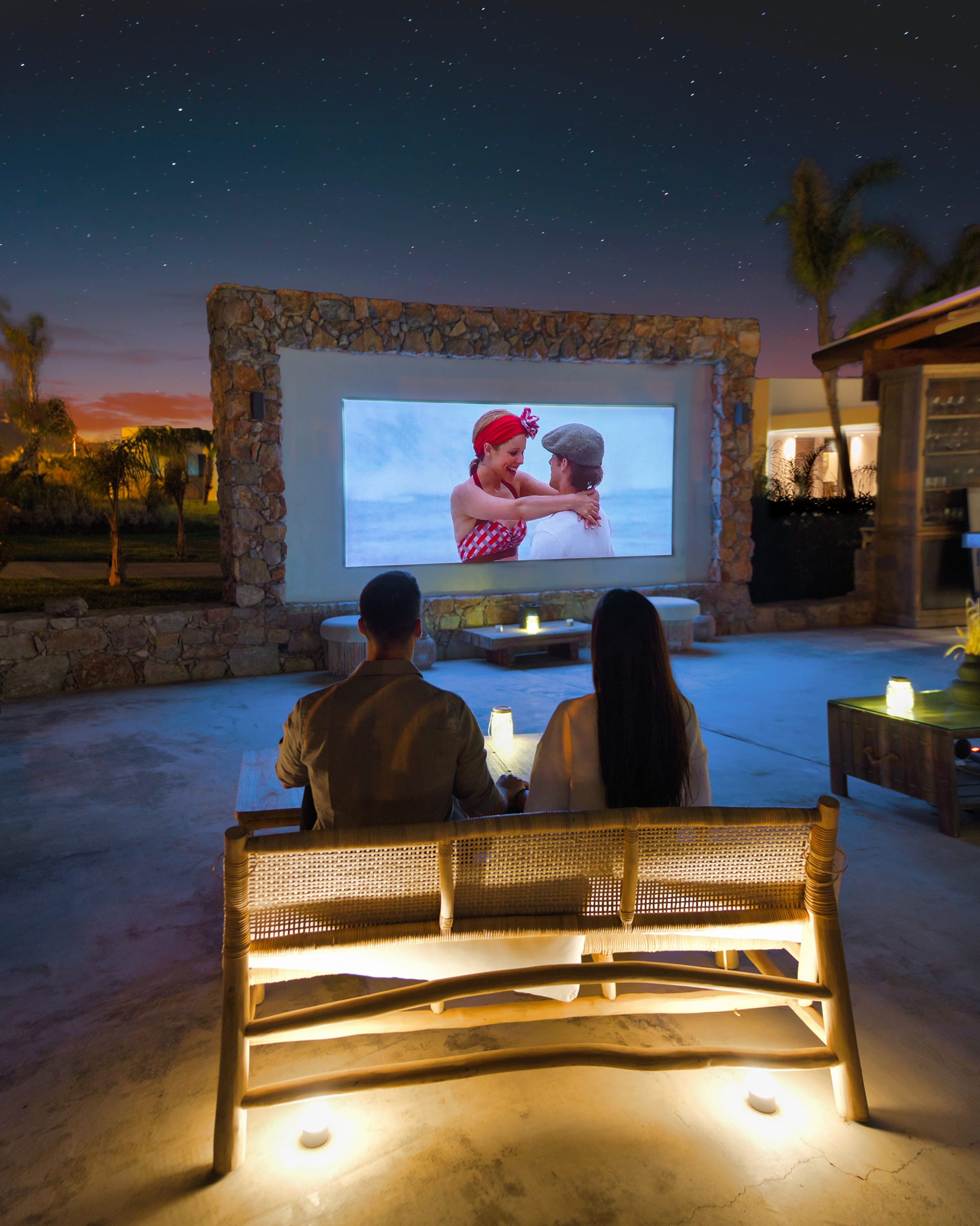 Cinema nights at Taf beach Villas