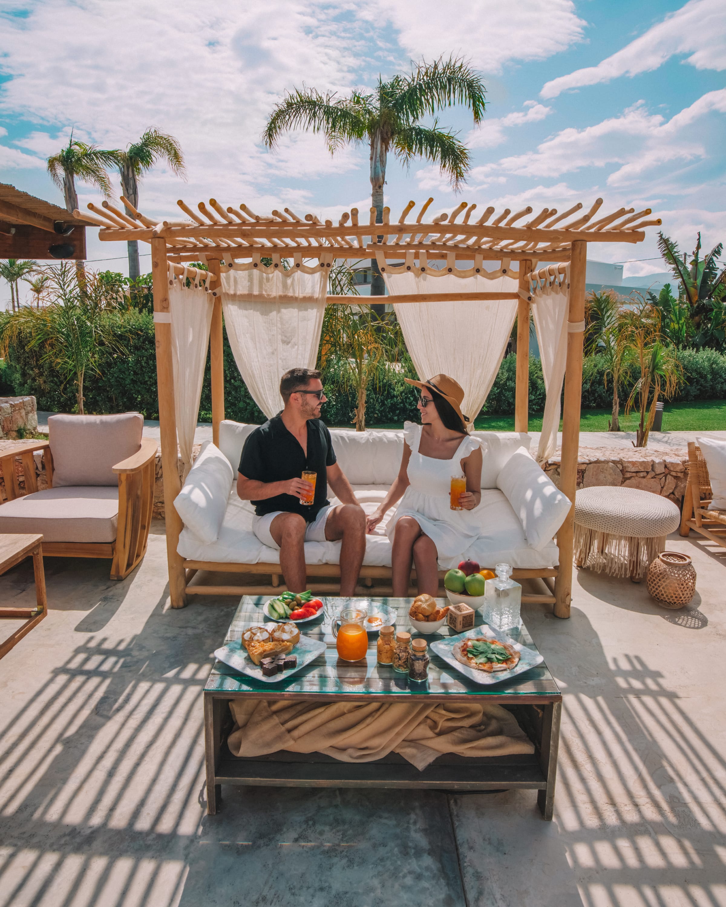 Breakfast at Taf beach Villas