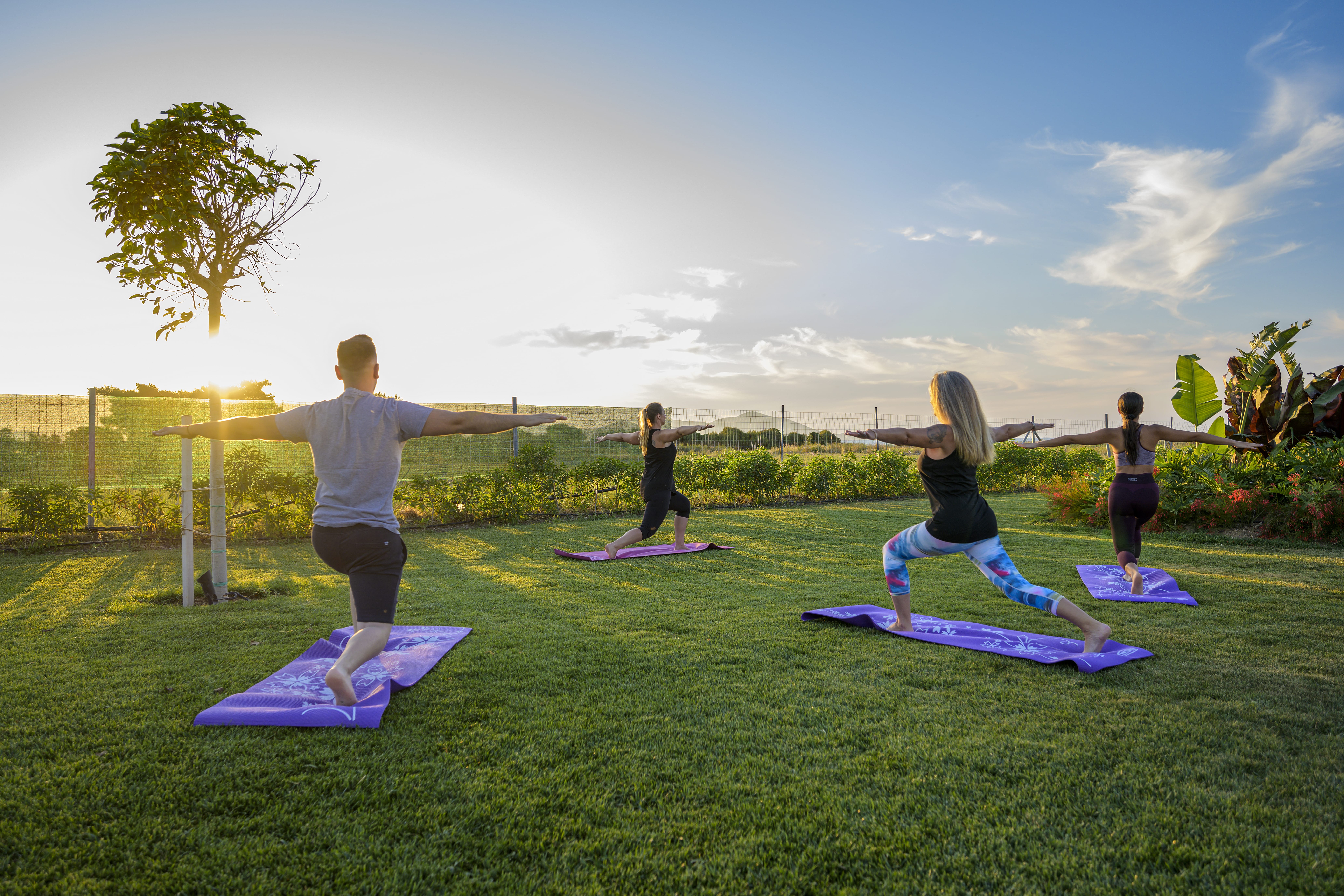 Yoga at Taf beach villas in kos island