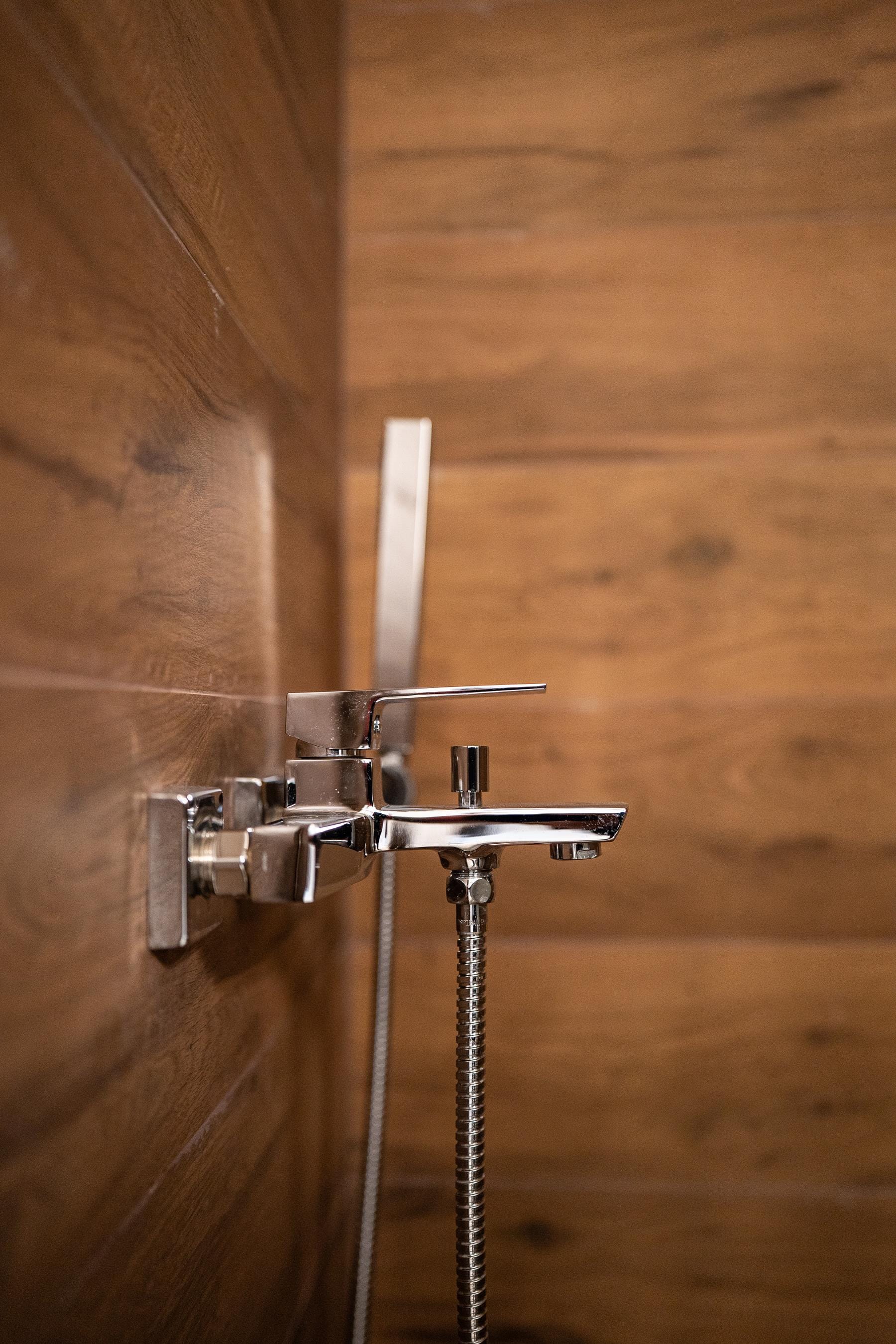 a metal object with a handle