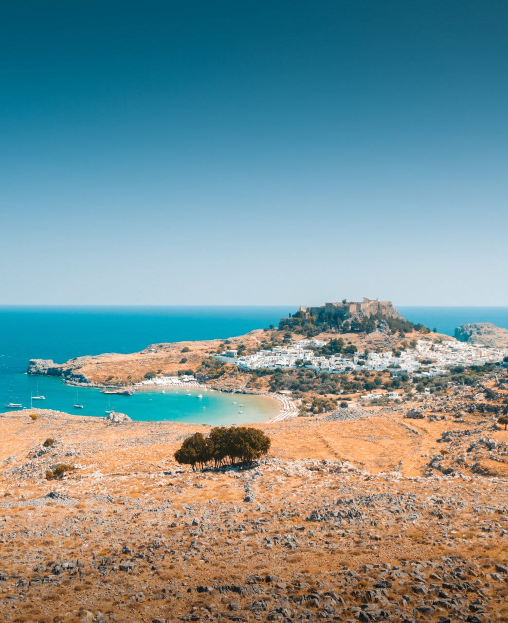 a sandy beach with a body of water in the background