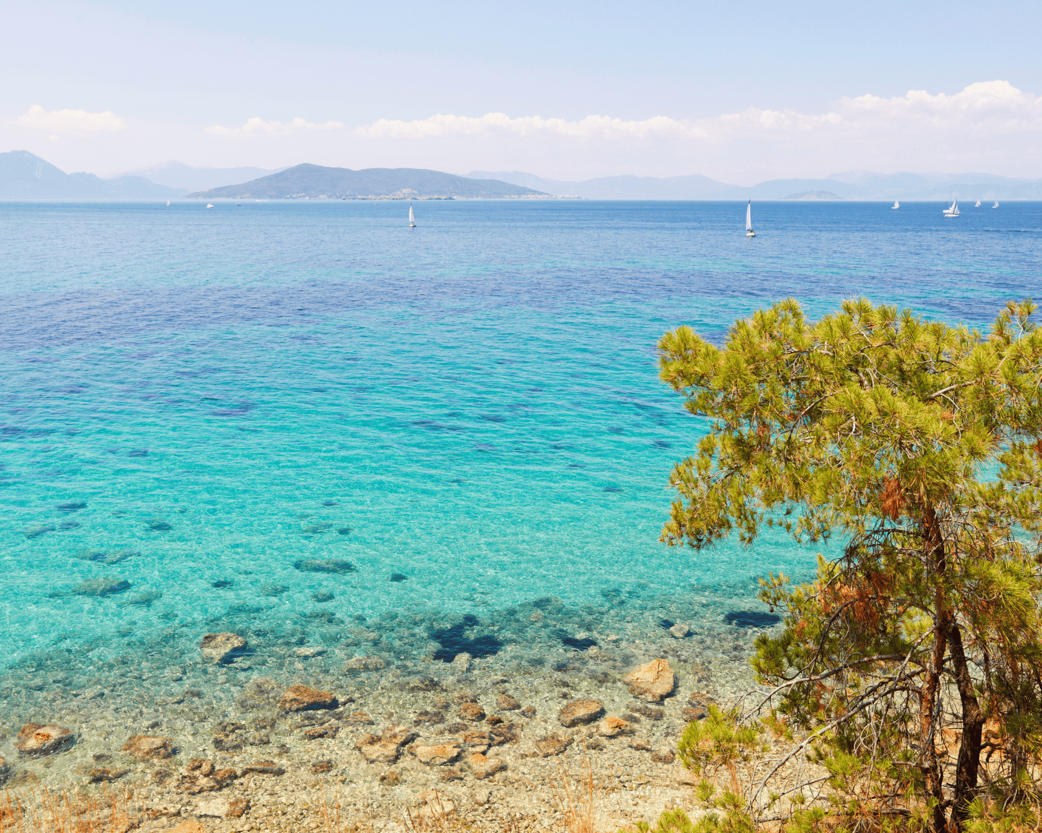 a body of water with boats in it