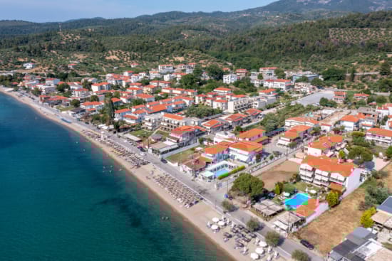 a city next to the water